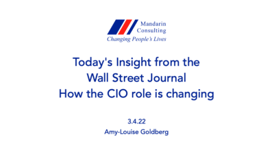 3.4.22 How the CIO role is changing