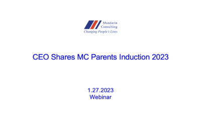 01.27.23 CEO Shares MC Parents Induction 2023
