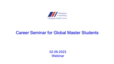 02.09.23 Career Seminar 2023 for Global Master Students