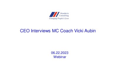 22.06.2023 CEO Interviews MC Coach Vicki Aubin