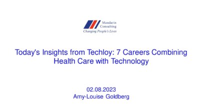 08.02.2024 Today’s Insights from Techloy: 7 Careers Combining Health Care with Technology