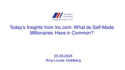 09.03.2024 Today’s Insights from Inc.com: What do Self-Made Millionaires Have in Common?